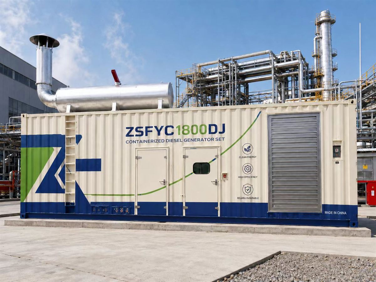 Containerized Generator for Industrial Power Projects Containerized generator set for off-grid and industrial power projects