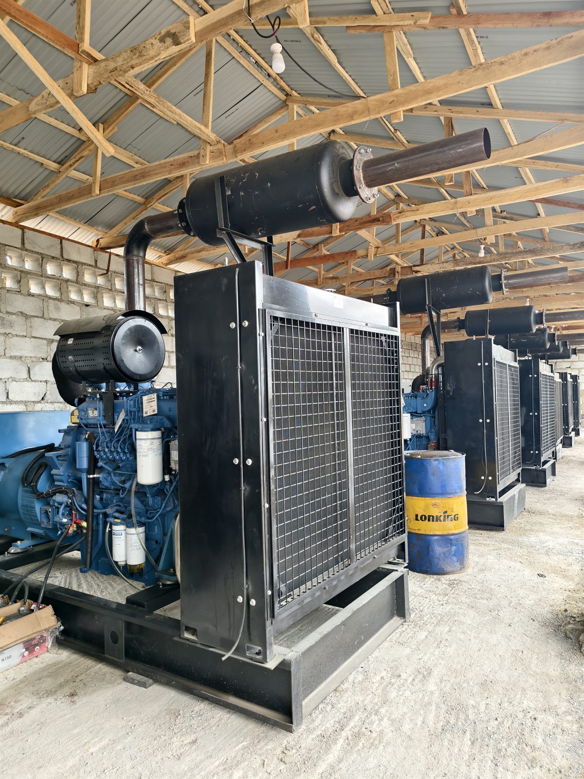 Generator Room Design for Industrial Projects Generator room installation with multiple diesel generator sets