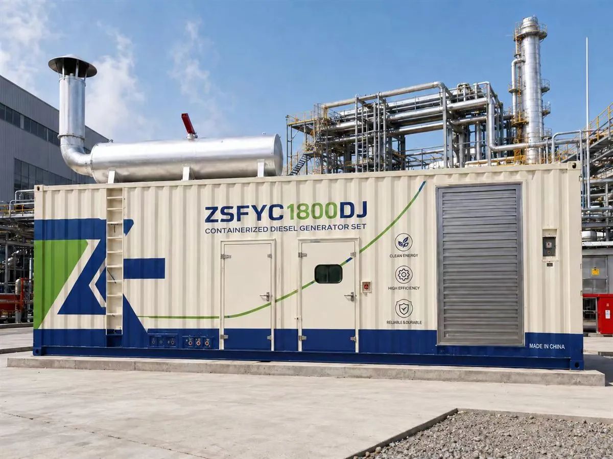 Containerized Generator for Industrial Power Projects Containerized generator set for off-grid and industrial power projects