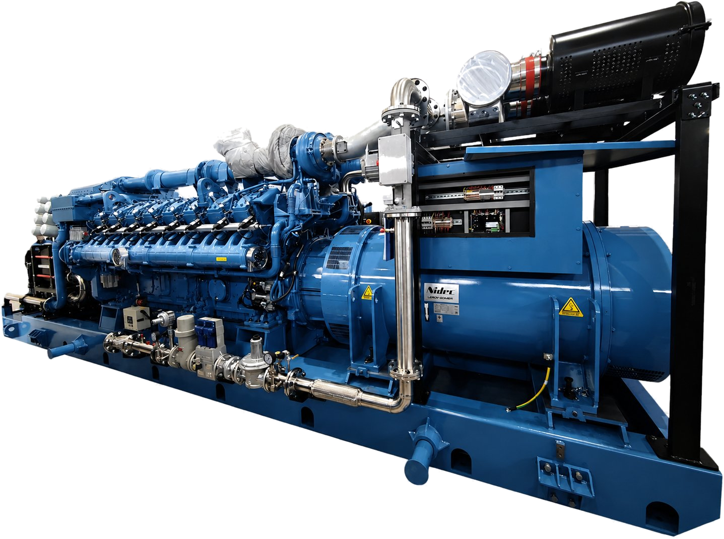 Gas generator set for LNG and CNG power generation projects
