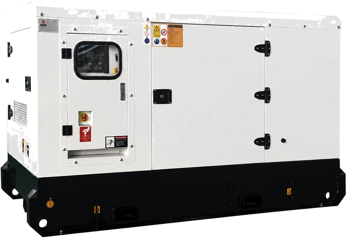 Silent generator set for hospital critical backup power