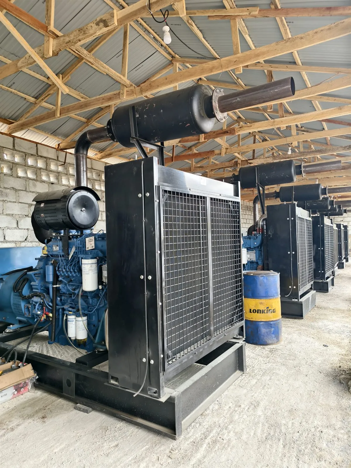 Generator Room Design for Industrial Projects Generator room installation with multiple diesel generator sets